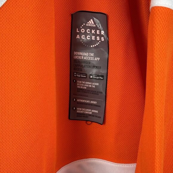 Edmonton Oilers Jersey Adidas MIC sz 56 AdiZero NHL Authentic NWT Home Orange - Picture 3 of 12